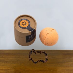 Tiger Eye Gem Bracelet Bath Bomb